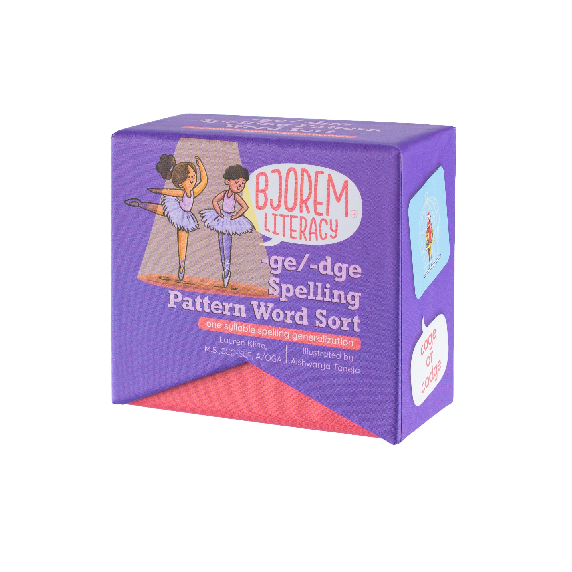 -ge/-dge Spelling Pattern Word Sort