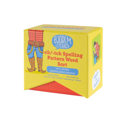 -ch/-tch Spelling Pattern Word Sort