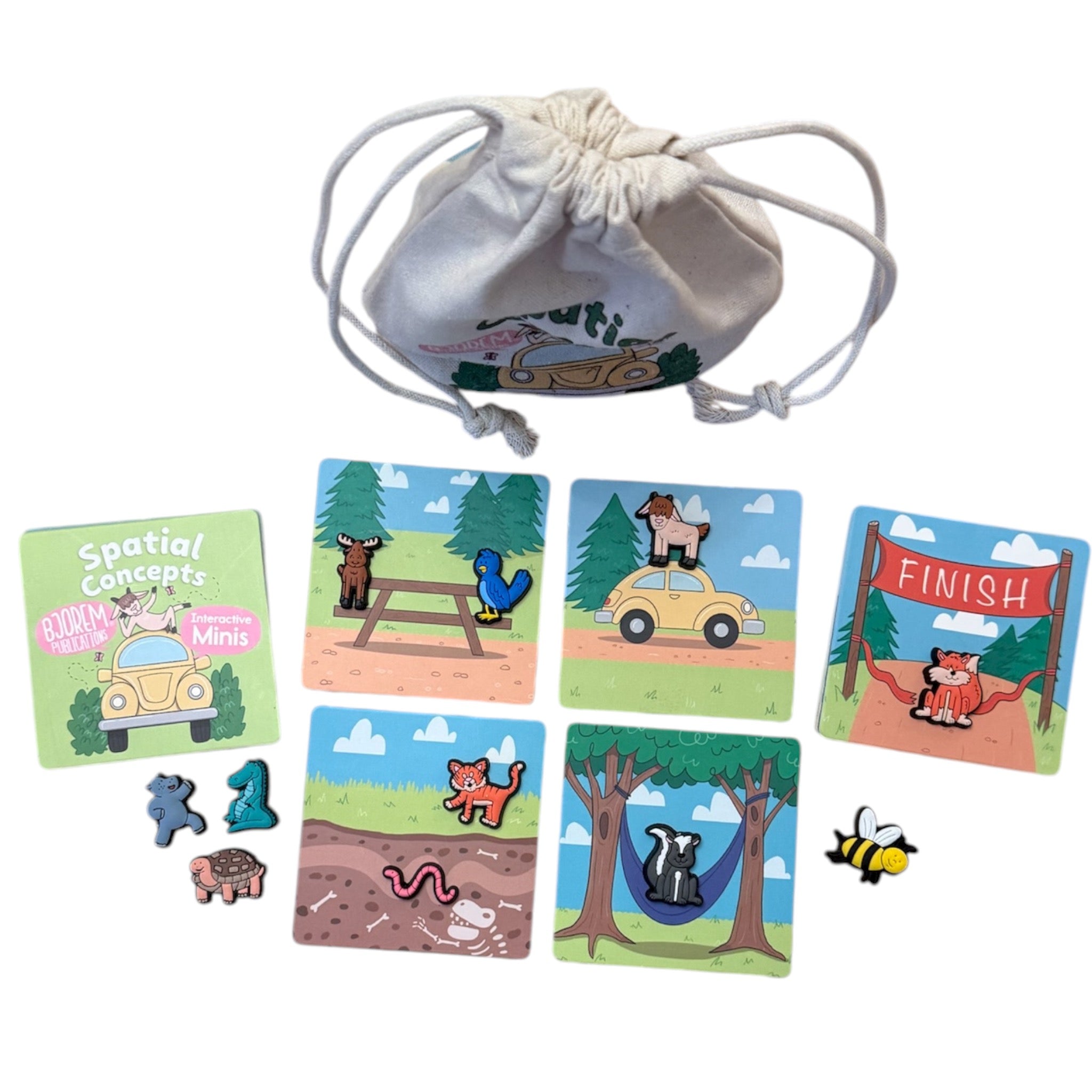 Teach Spatial Concepts with Bjorem and Speech Tree Co Minis