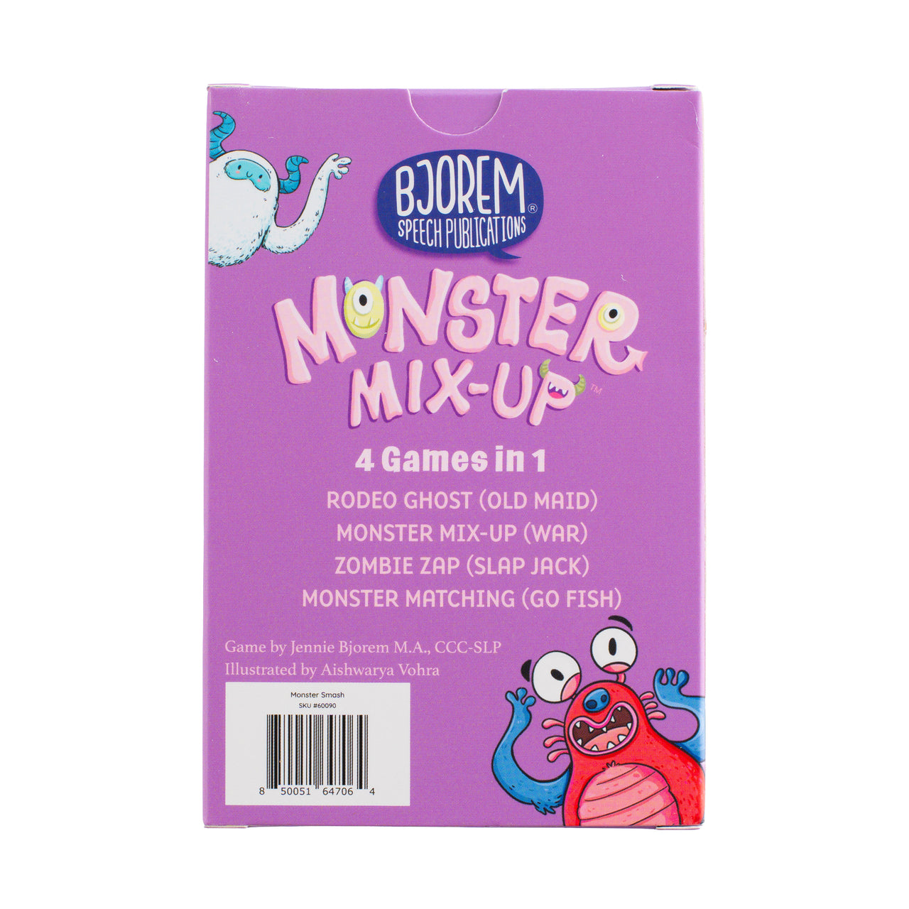Monster Mix-Up® Card Game - 4 Games in 1