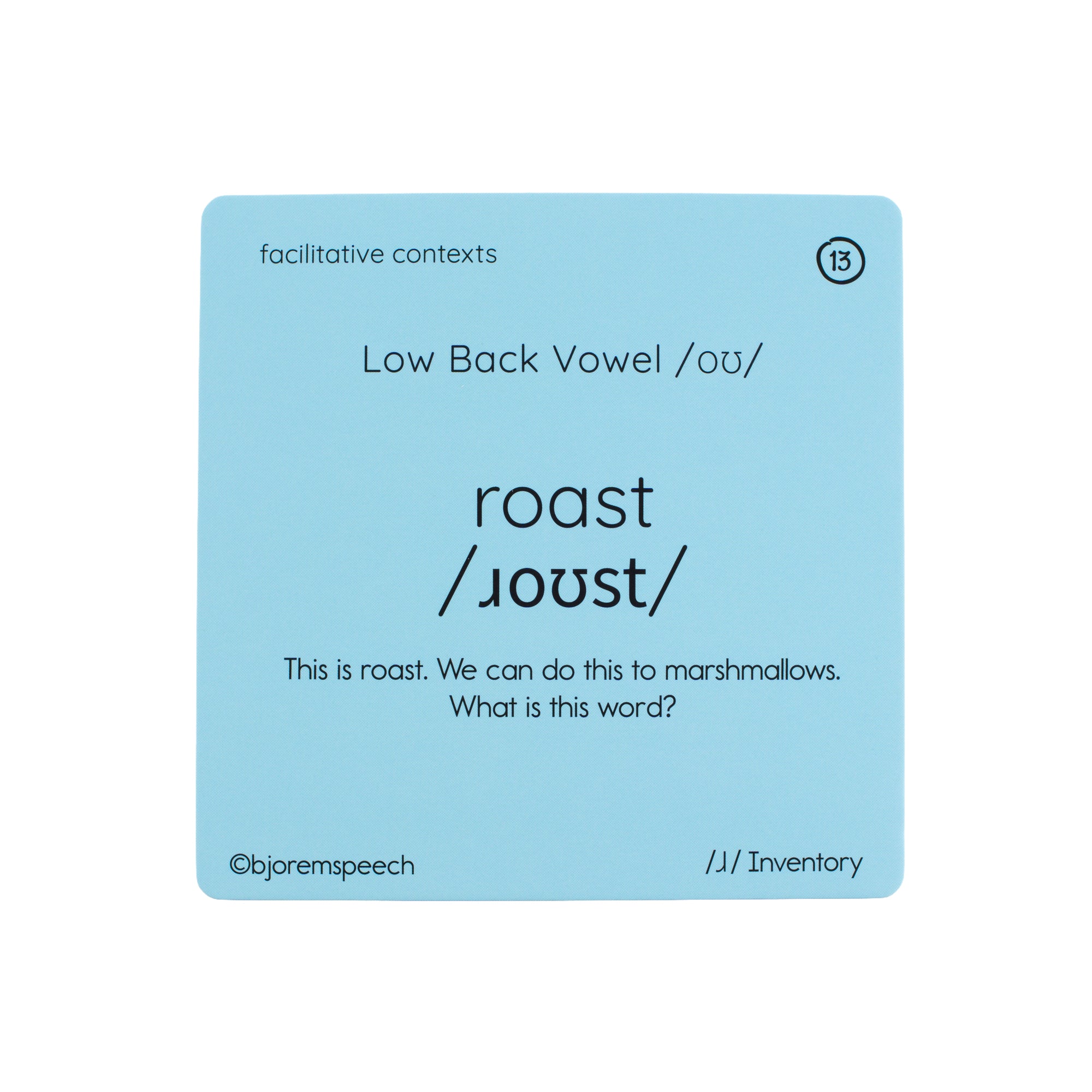 /ɹ/ Inventory