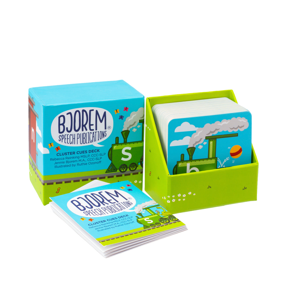 Bjorem Speech® Cluster Cues - Visual Aids for Phonology Speech Therapy