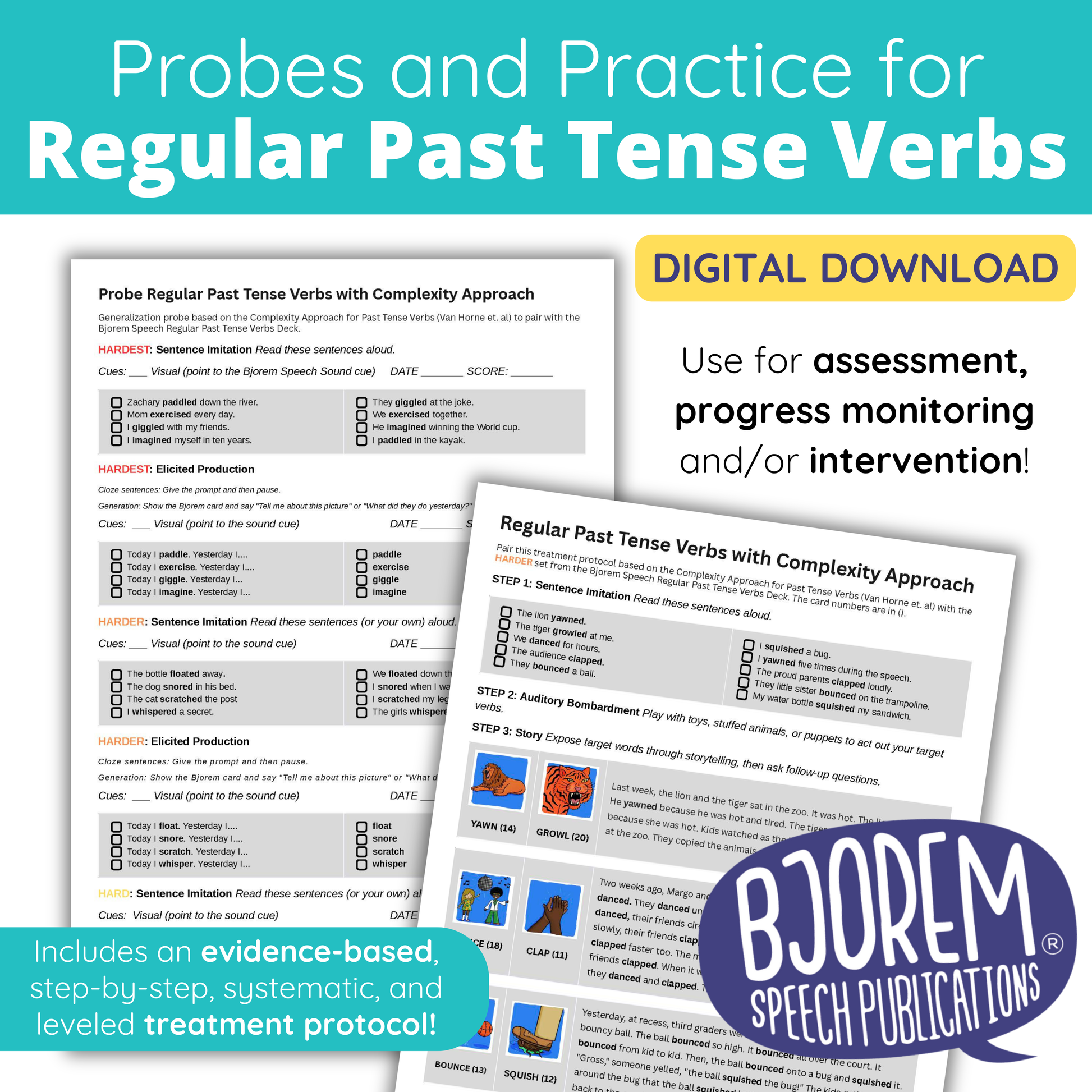 [title]Probes and Practice for Regular Past Tense Verbs | Complexity Approach - Download