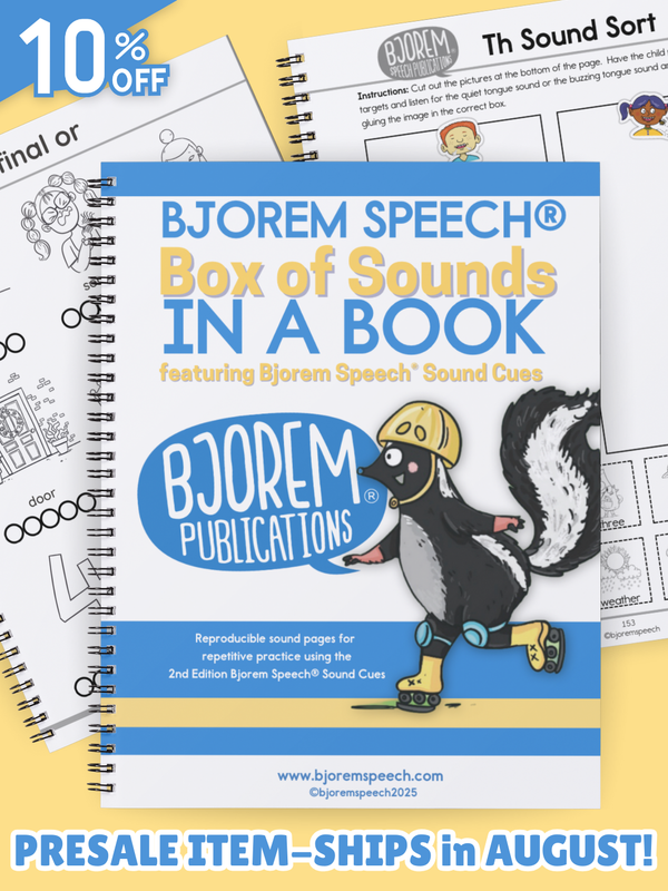 Lesson Planning Sheets: Box of Sounds in a Book – Bjorem Speech®