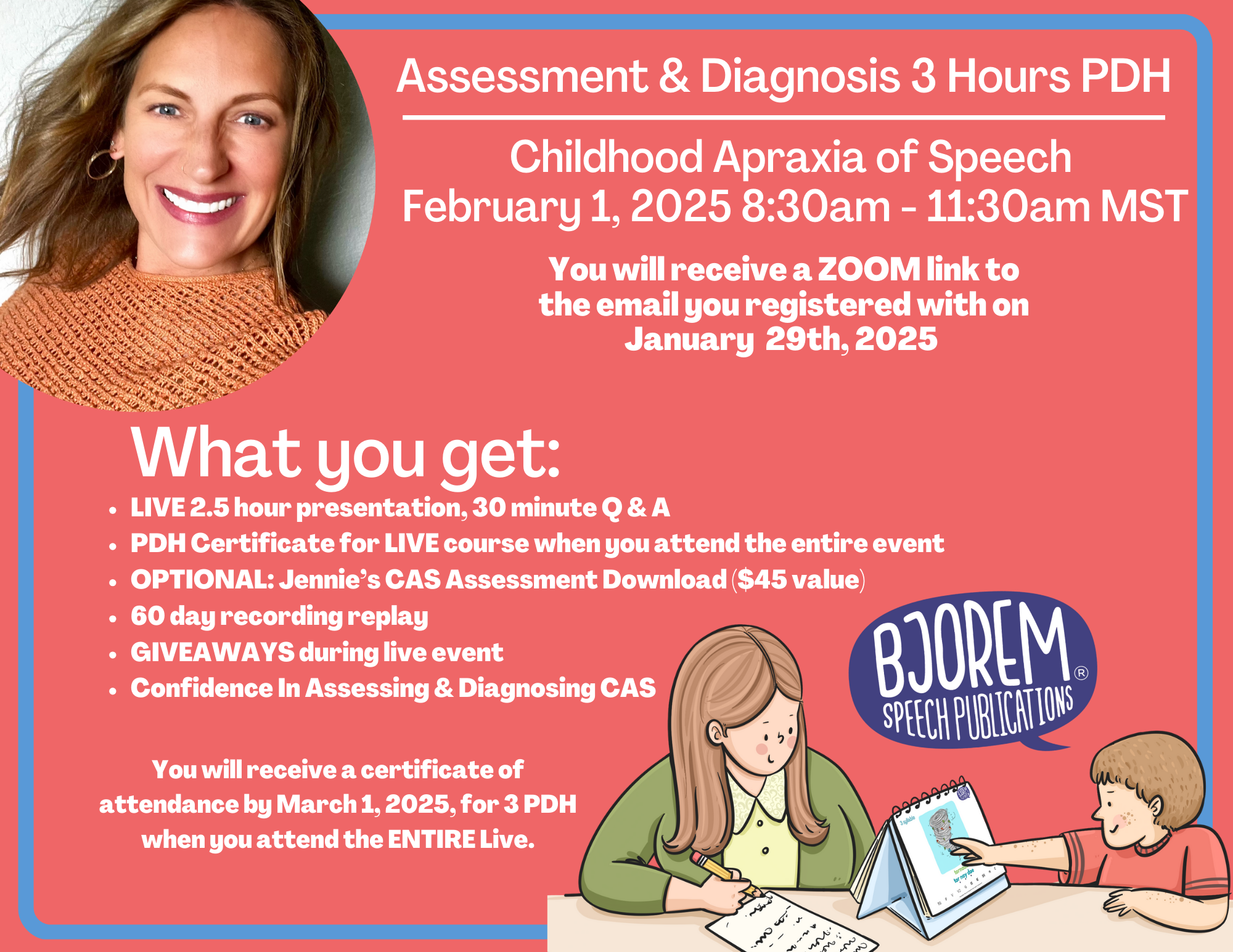 LIVE Childhood Apraxia of Speech Webinars - February 1, 2025