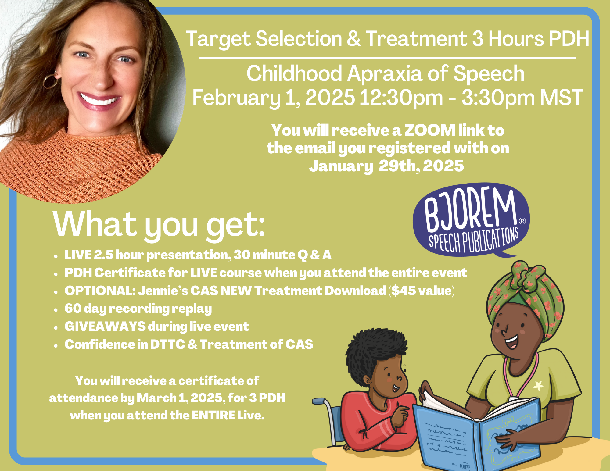 LIVE Childhood Apraxia of Speech Webinars - February 1, 2025