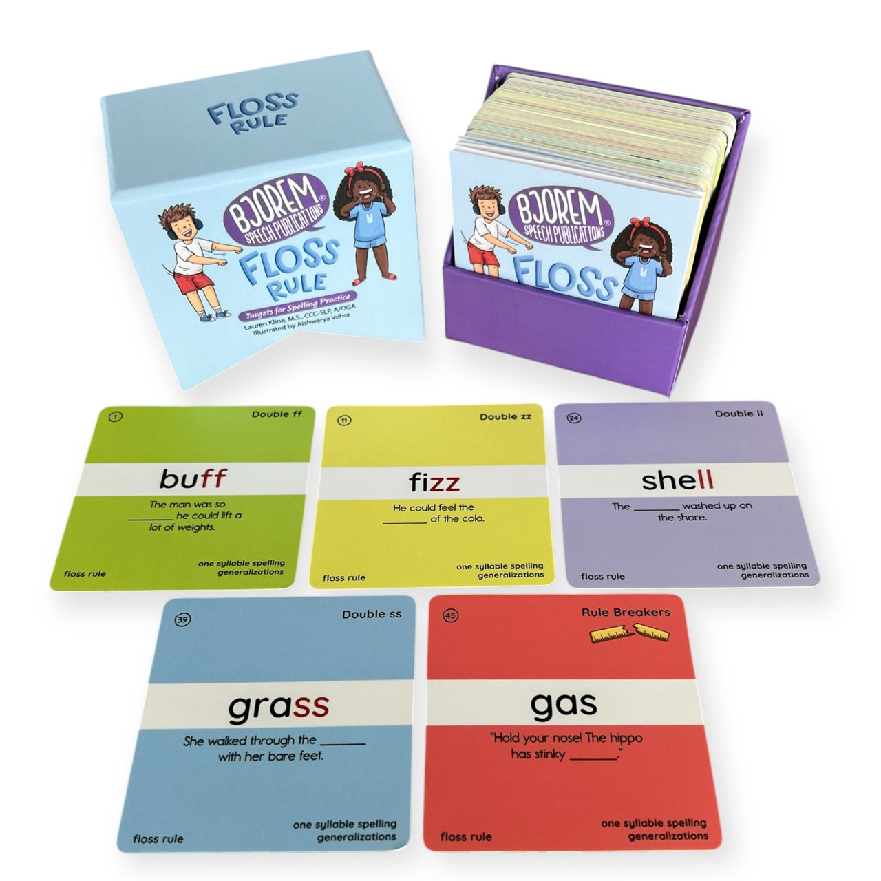Floss Rule Targets for Spelling Practice