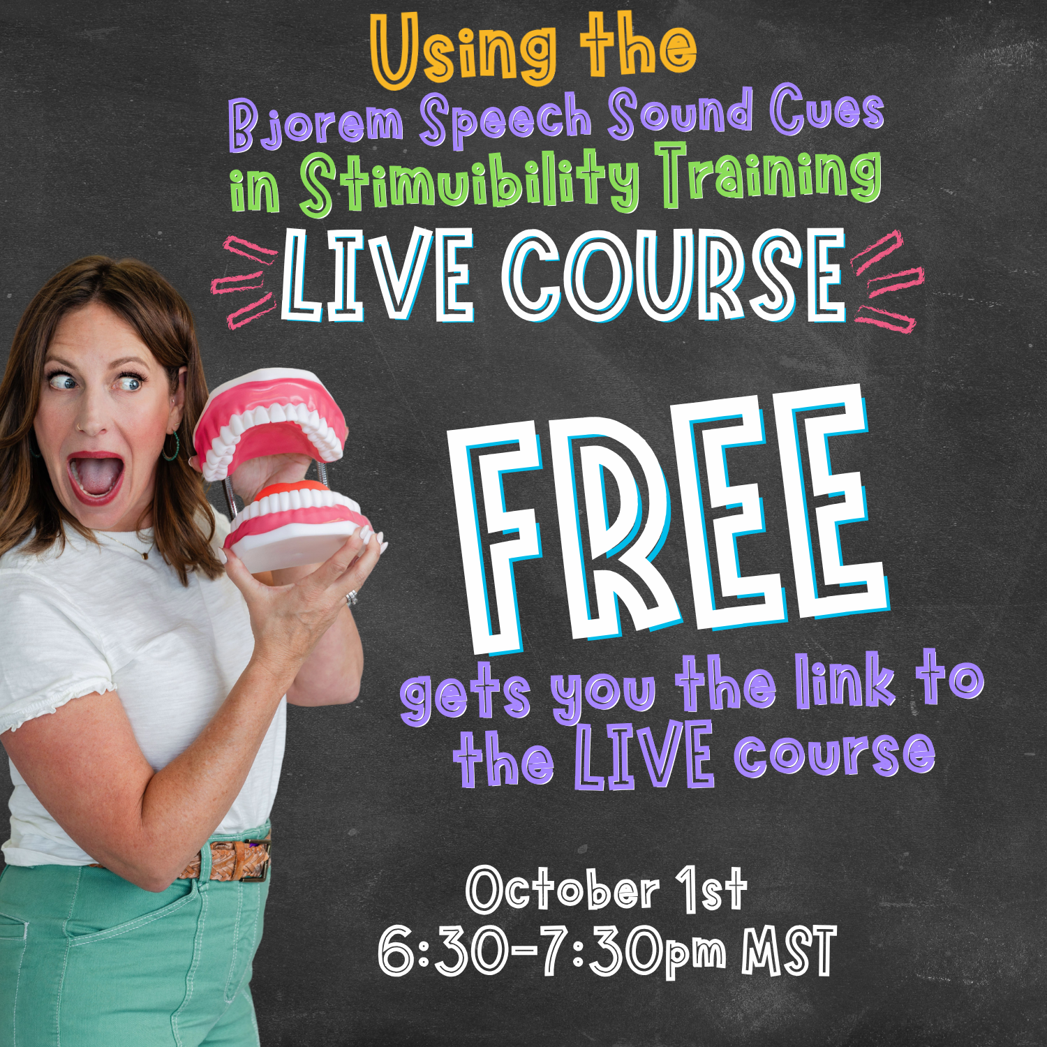 Using the Bjorem Speech Sound Cues in Stimulability Training 1 Hour LIVE Course
