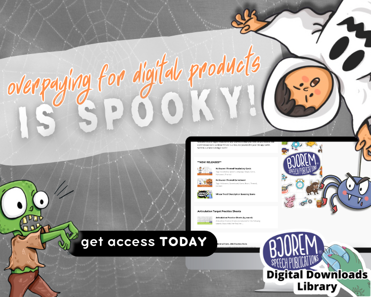 Speech Therapy & Literacy Products for Kids | BjoremSpeech – Bjorem Speech®