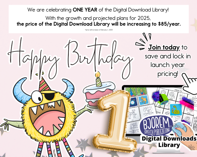 Speech Therapy & Literacy Products for Kids | BjoremSpeech – Bjorem Speech®