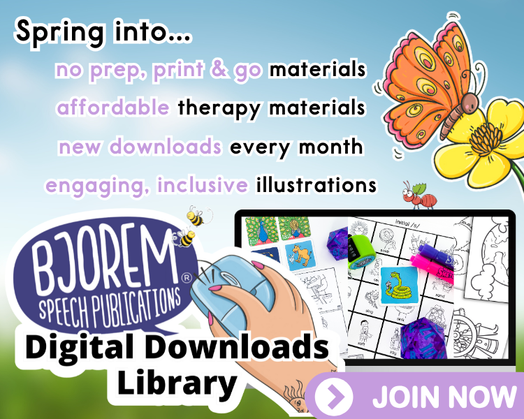 Speech Therapy & Literacy Products for Kids & Toddlers | Jennie Bjorem ...