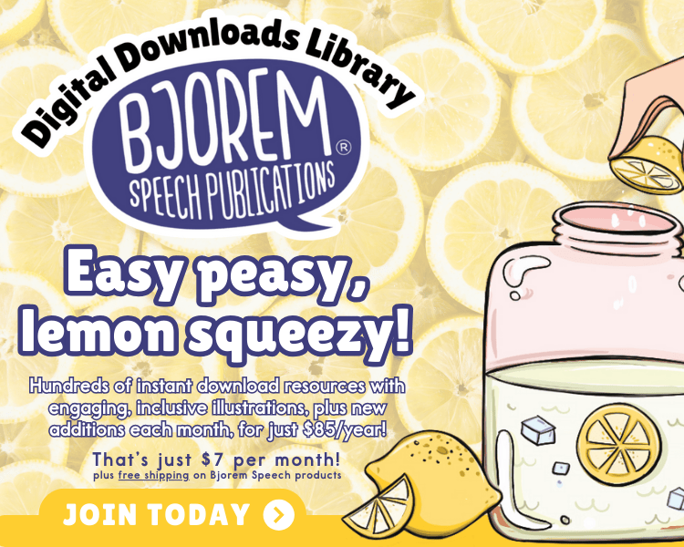 Speech Therapy & Literacy Products for Kids & Toddlers – Bjorem Speech®