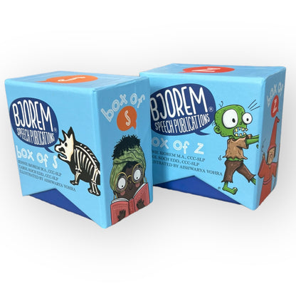Box of S and Z Bundle Sound Cue Cards