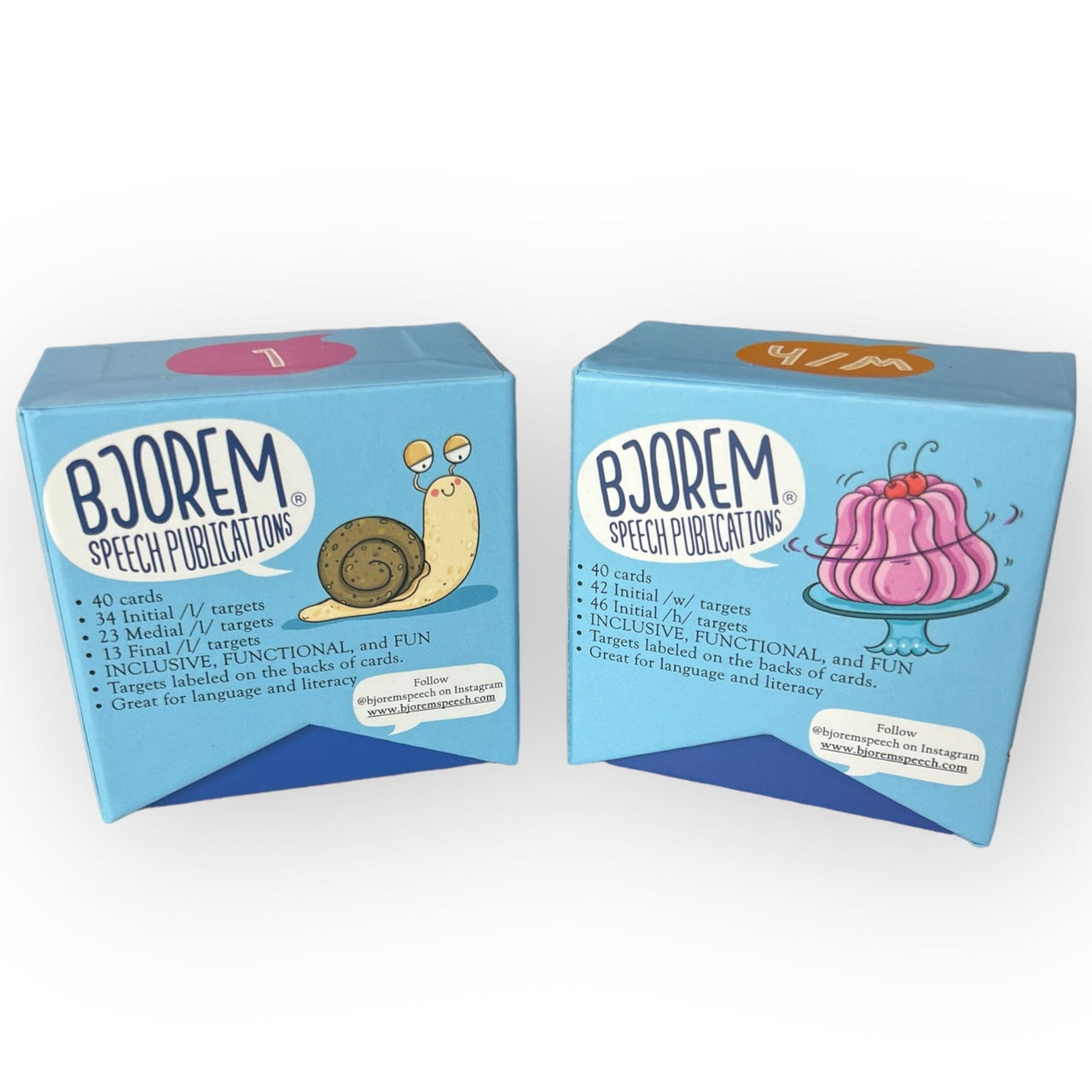 Bjorem Speech® Box of W/H & L Sound Cards - Articulation Therapy for W ...