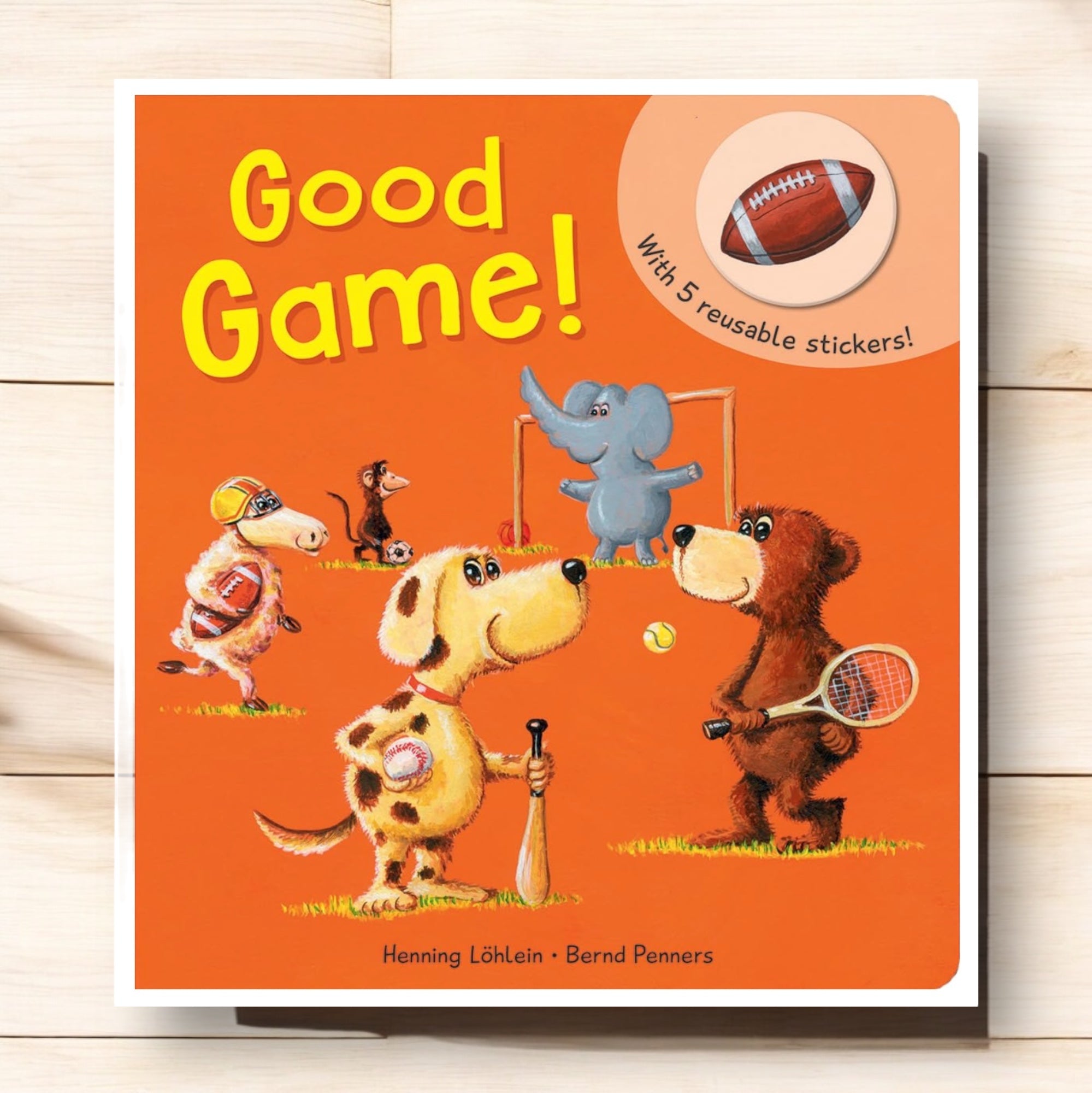 Good Game Board Book with Reusable Stickers