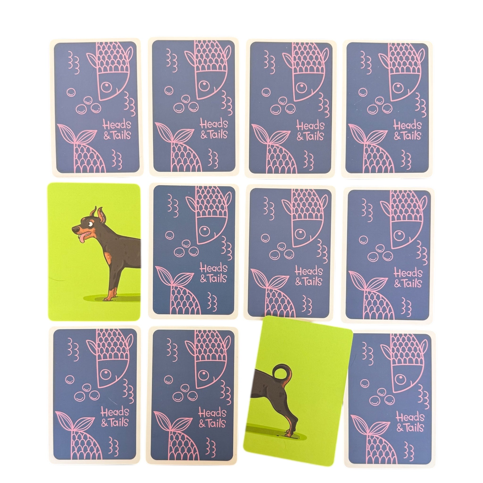 Power Off Play™: Heads and Tails Memory Card Game