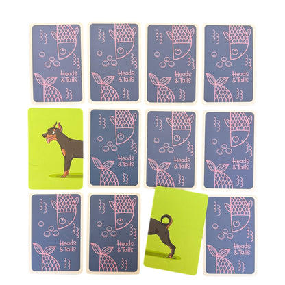 Power Off Play™: Heads and Tails Memory Card Game