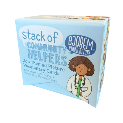 Bjorem® Stack of Community Helpers: Job Themed Picture Vocabulary Card ...