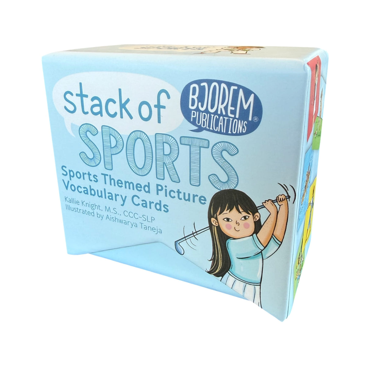 Bjorem® Stack of Sports: Sports Themed Picture Vocabulary Cards ...