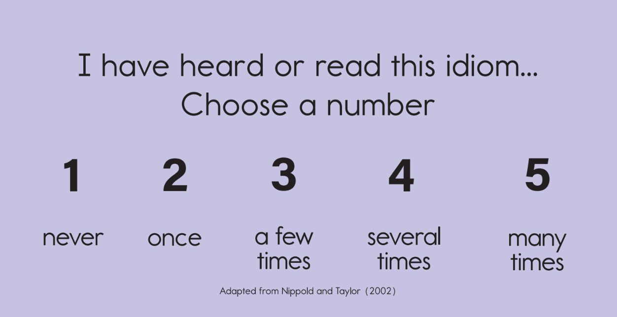 [title]Teaching Idioms in Context
