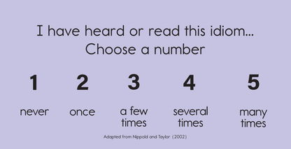 [title]Teaching Idioms in Context
