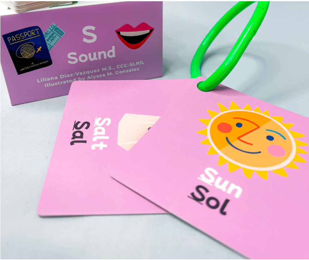 S Sound Sonido S Bilingual Flashcards for Speech Therapy
