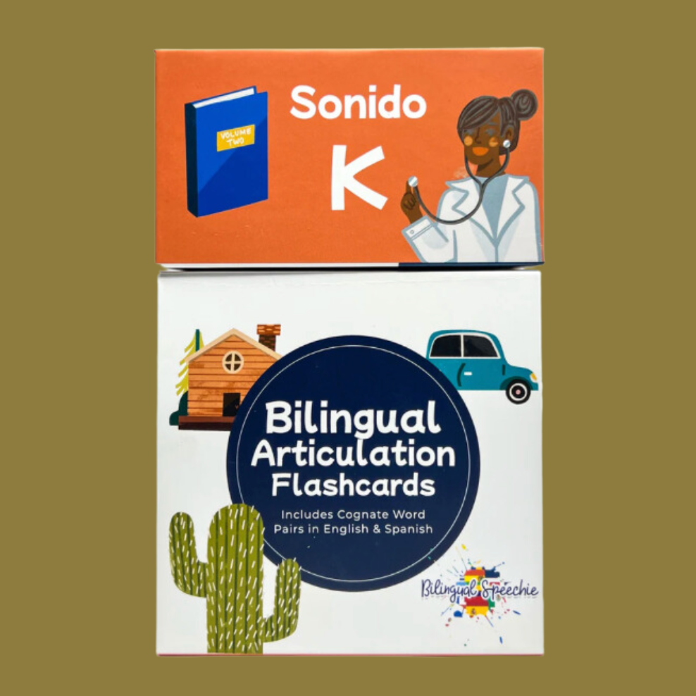 [title]K Sound | Sonido K - Bilingual Flashcards for Speech Therapy