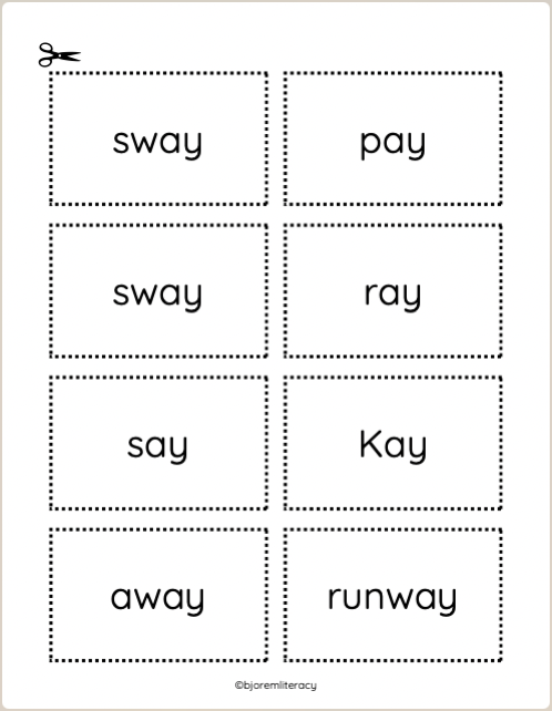 [title]Sail Away: ai - ay  Vowel Team Literacy Game - Download