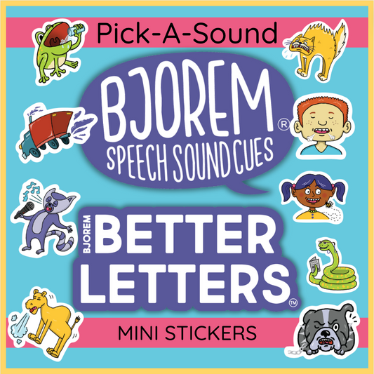 Pick-A-Sound Cue Vinyl Mini Sticker Pack