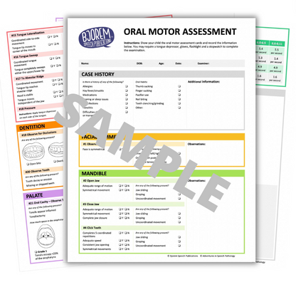 [title]Oral Motor Assessment