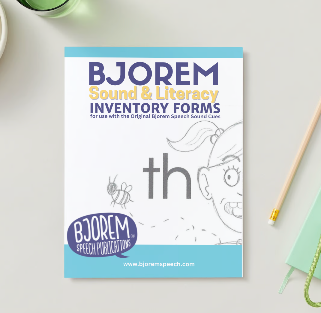 Sound & Literacy Inventory Forms for Bjorem Speech Sound Cues - Download