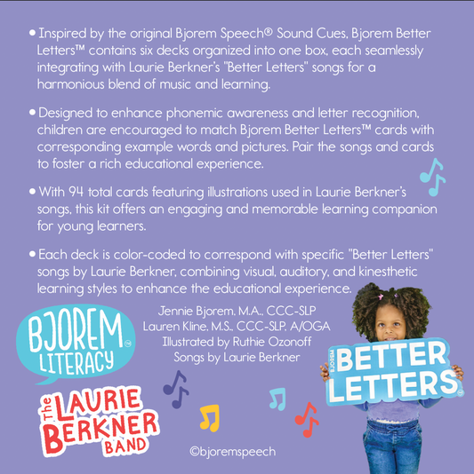 Bjorem Better Letters™ with The Laurie Berkner Band