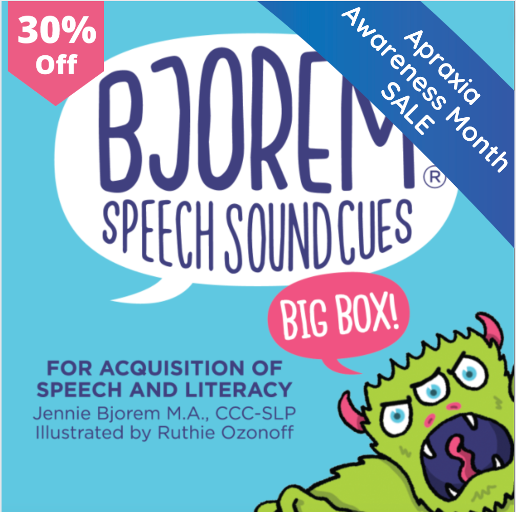 BIG BOX of Bjorem Speech Sound Cues | Speech Therapy | Apraxia of Speech