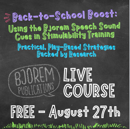 Back-to-School Boost: Stimulability Training 1 Hour Course