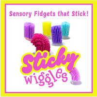 Thumbnail for StickyWiggles – Pack of 5 Suction Cup Sensory Fidgets for Kids (Ages 3 and Up)