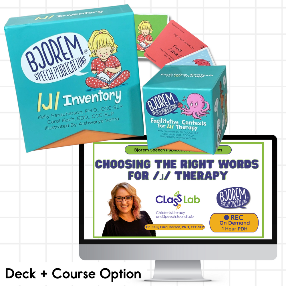 Bjorem Speech® R Inventory & Therapy Bundle - Facilitative Contexts