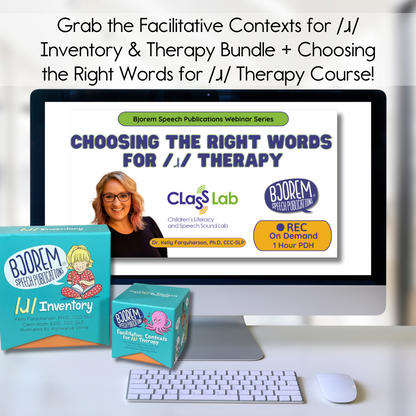 Facilitative Contexts /ɹ/ Inventory & Therapy Bundle