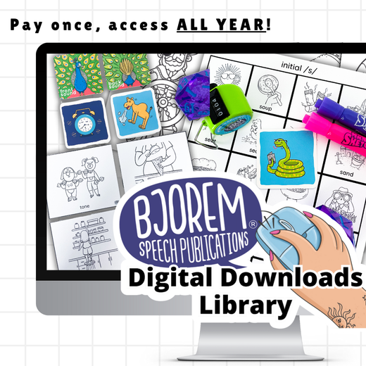 Bjorem Speech Downloads | Free Speech Therapy Materials | Speech ...