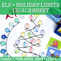 Thumbnail for Elf + Holiday Lights Trials Sheet - Download {Winter, Christmas, Holiday}
