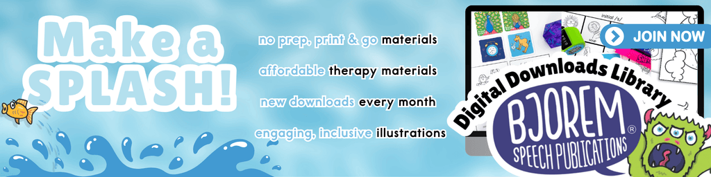 Speech Therapy & Literacy Products for Kids & Toddlers – Bjorem Speech®