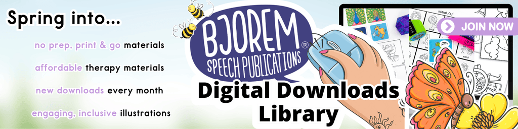 Speech Therapy & Literacy Products for Kids & Toddlers | Jennie Bjorem ...