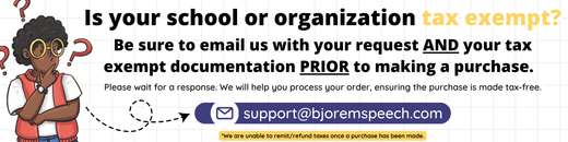 Speech Therapy & Literacy Products for Kids & Toddlers | Jennie Bjorem ...