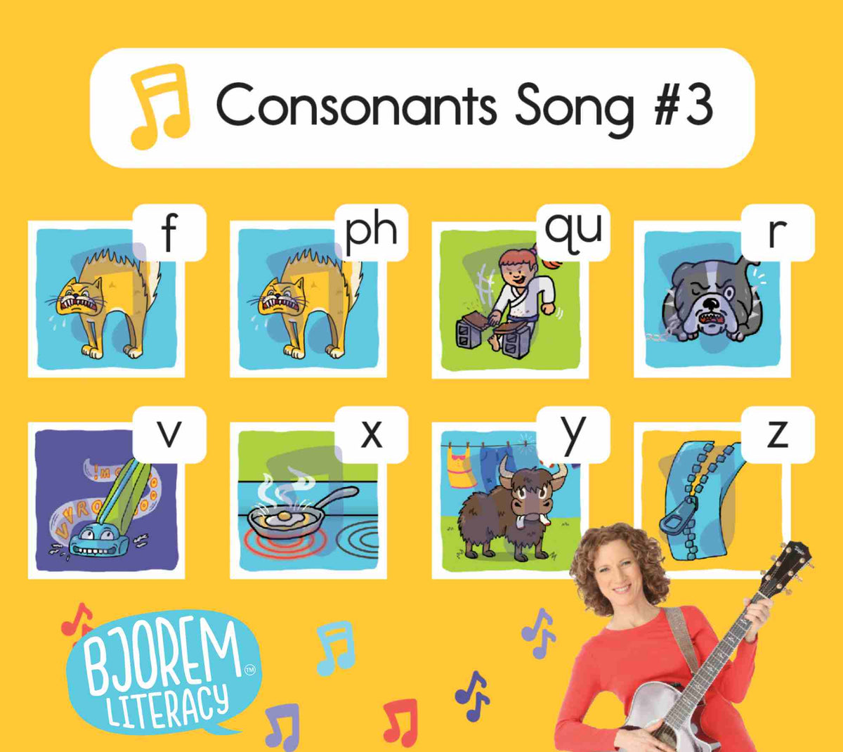 Better Letters Consonants Song 3 letters