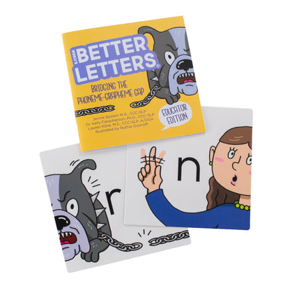 Bjorem Better Letters®: Educator Edition - Bridging the Phoneme-Grapheme Gap Bjorem Speech Better Letters - Educator Edition for Speech & Literacy Best Speech Language Therapy Tools