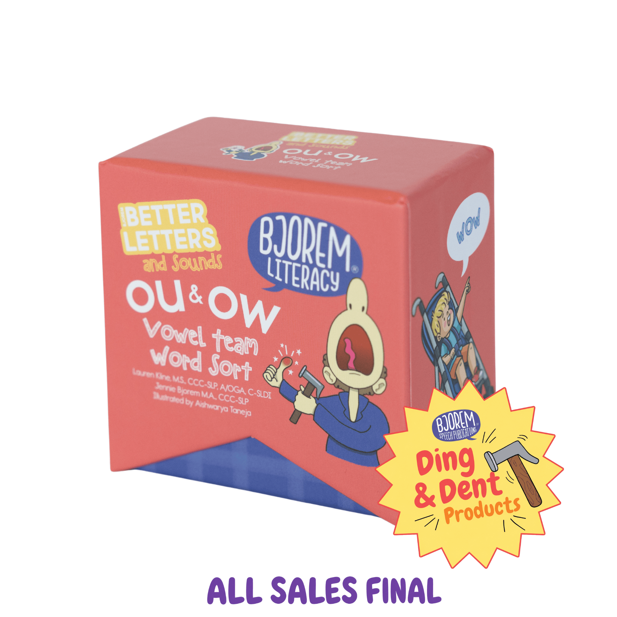 DING AND DENT: ou & ow Vowel Team Word Sort by Bjorem Literacy® DING AND DENT: ou & ow Vowel Team Word Sort by Bjorem Literacy® Best Speech Language Therapy Tools