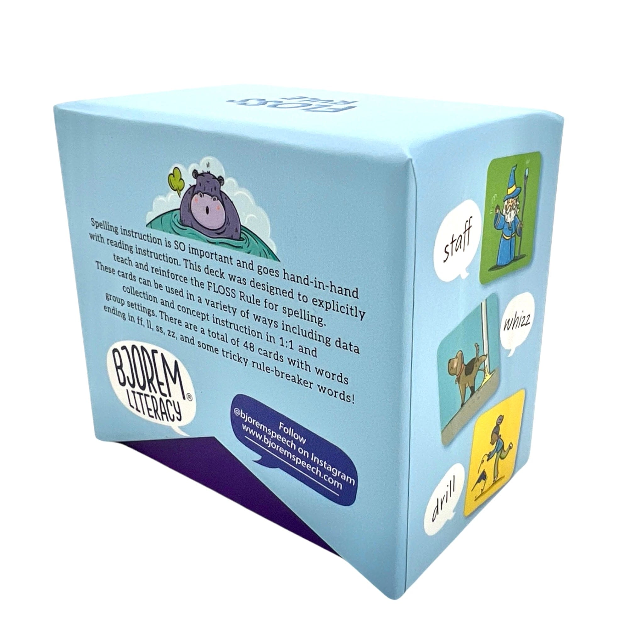 Floss Rule Targets for Spelling Practice Floss Rule Targets for Double Ending Words Spelling Practice Best Speech Language Therapy Tools