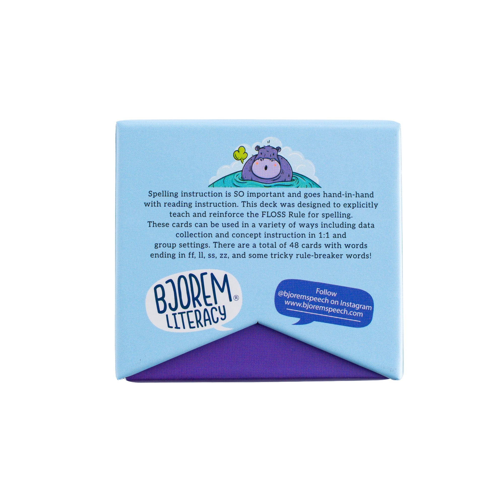 Floss Rule Targets for Spelling Practice Floss Rule Targets for Double Ending Words Spelling Practice Best Speech Language Therapy Tools