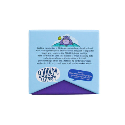 Floss Rule Targets for Spelling Practice Floss Rule Targets for Double Ending Words Spelling Practice Best Speech Language Therapy Tools