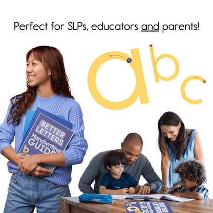 Handwriting Guide - Bjorem Speech Better Letters - Digital Download Bjorem Speech Better Letters Handwriting Guide - Early Literacy Download Best Speech Language Therapy Tools