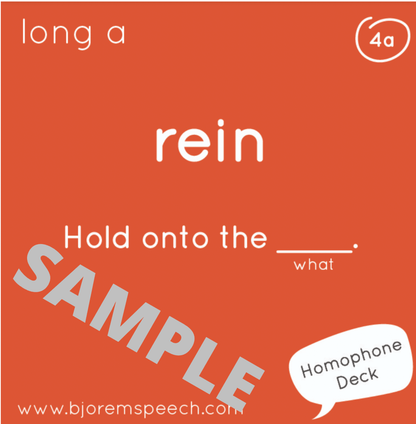 Homophones Bjorem Speech® Homophones - Same Sound Different Meaning Best Speech Language Therapy Tools